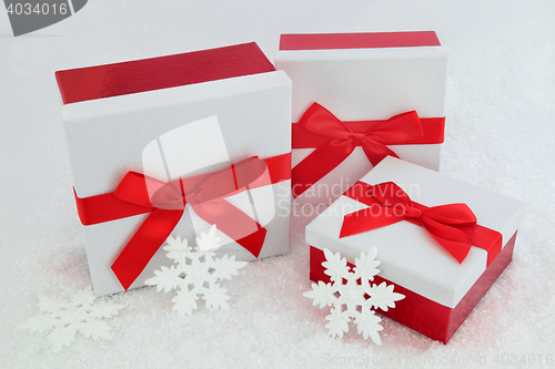 Image of Christmas Glitter Gift Boxes