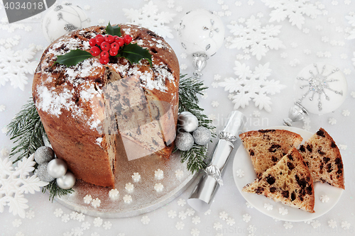 Image of Italian Chocolate Panettone Christmas Cake
