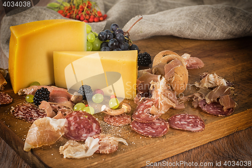 Image of Food set on the table