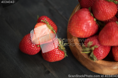 Image of Fresh ripe strawberry