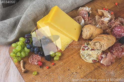 Image of Food set on the table