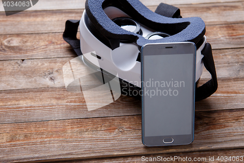 Image of virtual vr glasses goggles headset