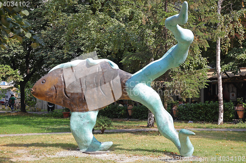 Image of Fish Sculpture Skopje