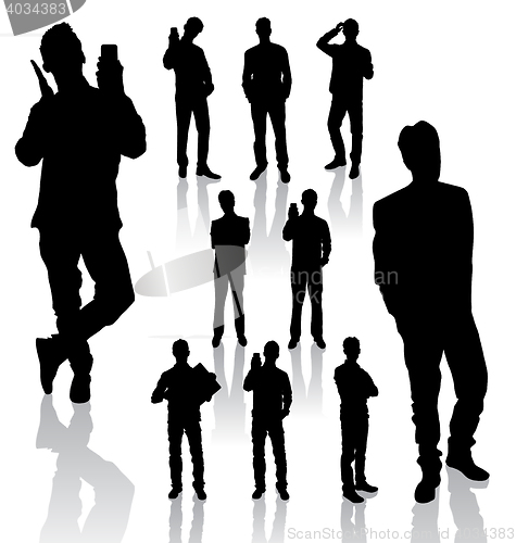 Image of Business Man Silhouettes new 05