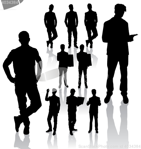 Image of Business Man Silhouettes new 06