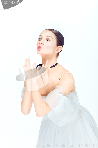 Image of Romantic Beauty. Retro Style ballerina