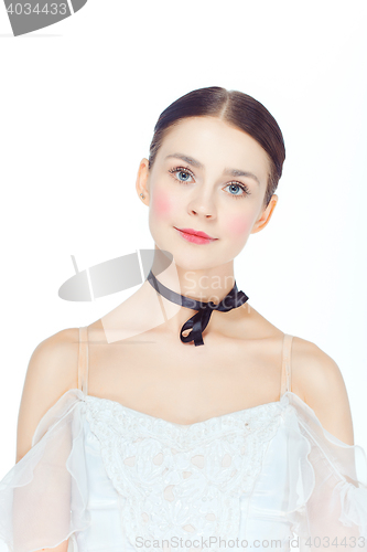 Image of Romantic Beauty. Retro Style ballerina