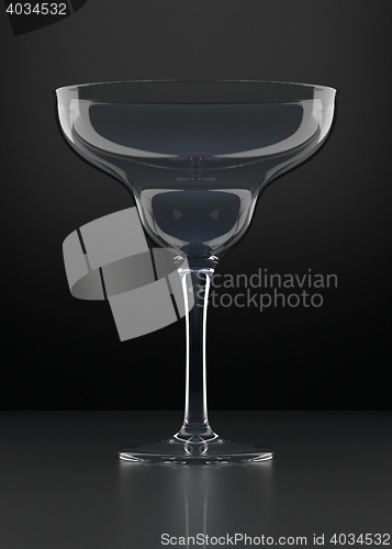 Image of Empty Margarita Glass
