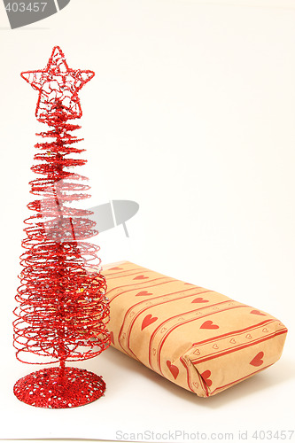 Image of christmas tree present