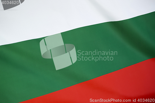 Image of Closeup of Bulgaria flag