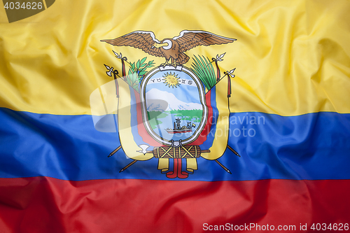 Image of Textile flag of Ecuador