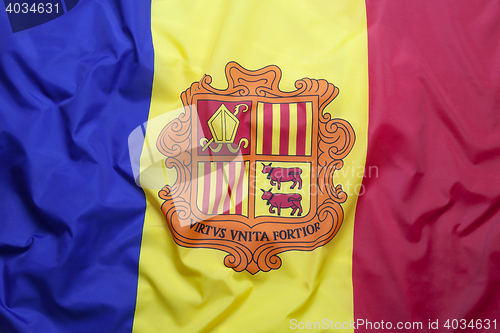 Image of Textile flag of Andorra