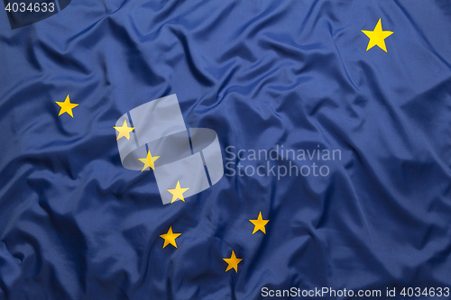 Image of Textile flag of Alaska