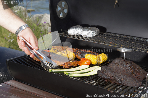 Image of Barbeque grill outdoor