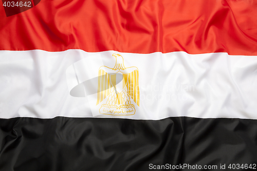 Image of Textile flag of Egypt