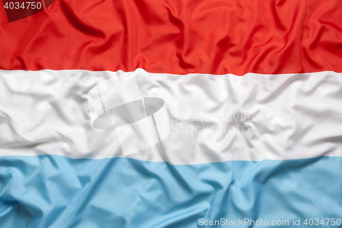 Image of Textile flag of Luxembourg