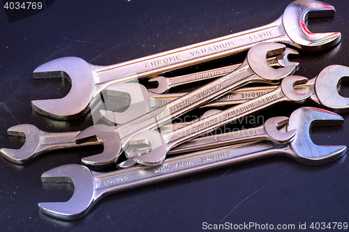 Image of The wrench steel tools for repair