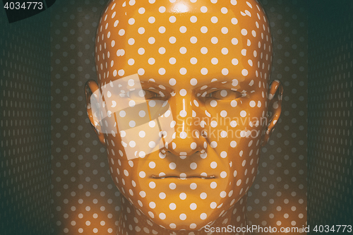 Image of Male mannequin head