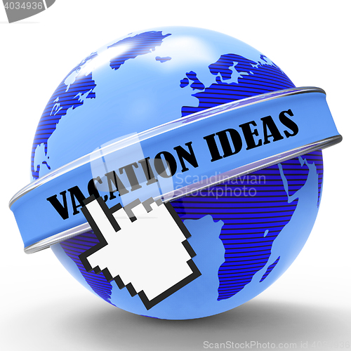 Image of Vacation Ideas Shows Place Vacational And Choices