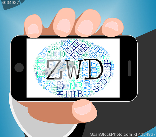 Image of Zwd Currency Indicates Forex Trading And Dollar