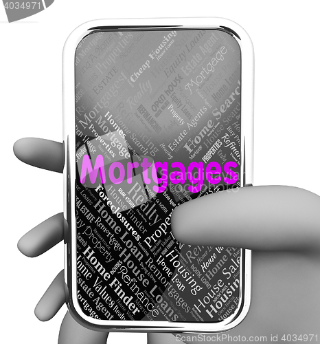 Image of Mortgages Online Represents Home Loan And Buying
