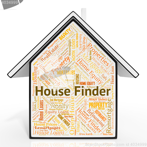Image of House Finder Represents Search For And Discover