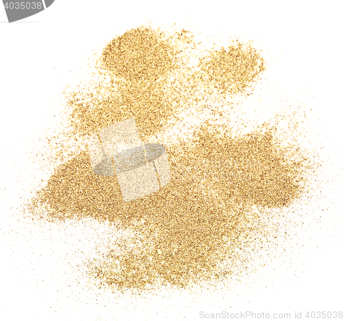 Image of sand on white