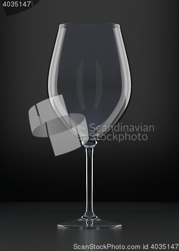 Image of Empty Wine Glass