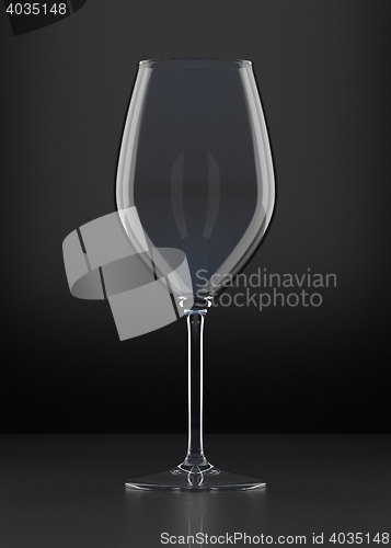 Image of Empty Wine Glass