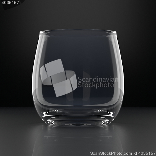Image of Empty Water Glass