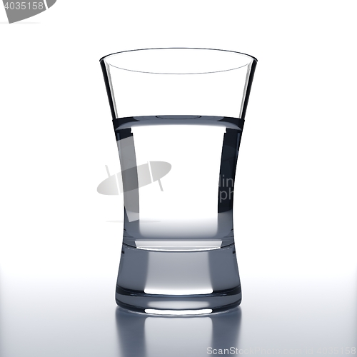 Image of Vodka Glass on black