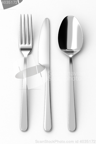 Image of Fork, spoon and knife