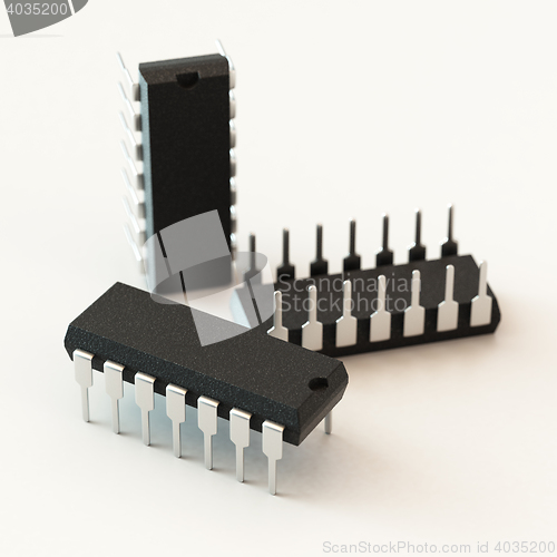 Image of DIP chip package.