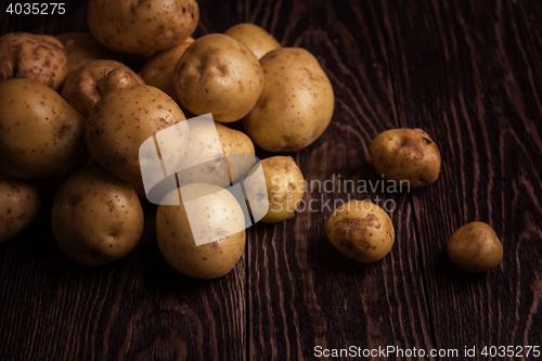 Image of Freshly grown potato