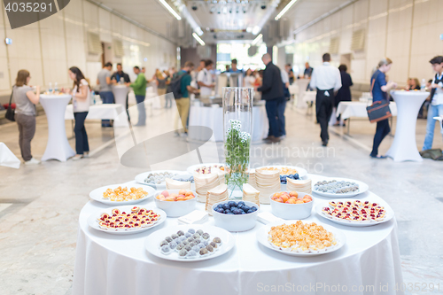 Image of Coffee break at conference meeting.