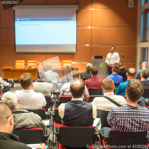 Image of Audience in the lecture hall.