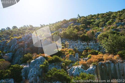 Image of ancient city on the Kekova