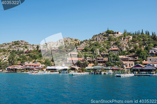 Image of ancient city on the Kekova