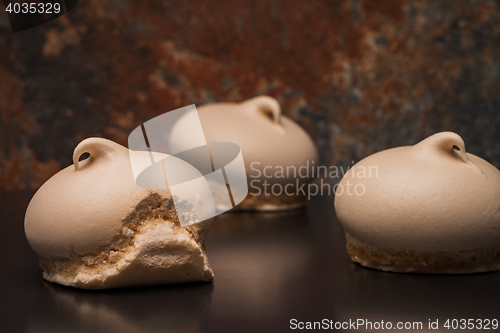 Image of Three delicious meringue