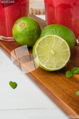 Image of Fresh ripe limes