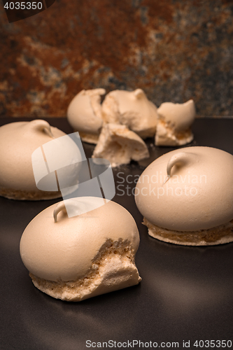 Image of Three delicious meringue
