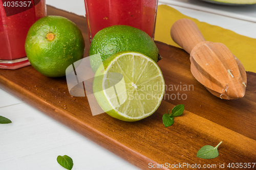 Image of Fresh ripe limes