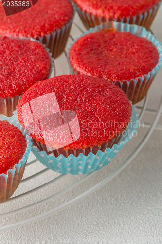 Image of Beetroot velvet cupcakes 