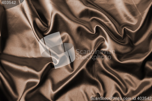 Image of elegant brown satin