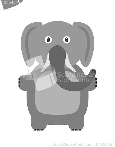 Image of Funny elephant character