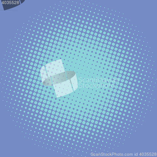 Image of Blue pop art retro background with light effect