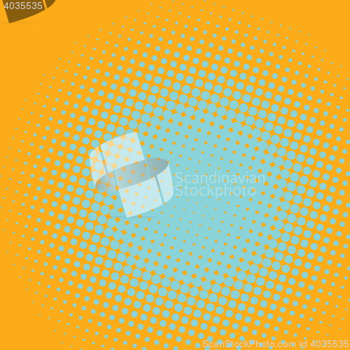 Image of Yellow background with light spot pop art comic style