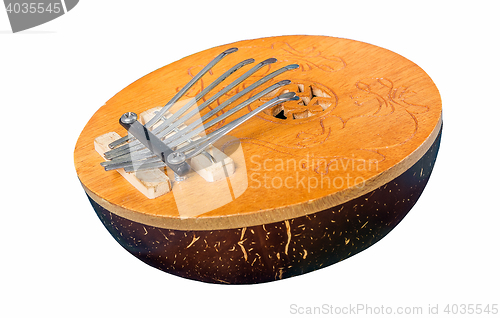 Image of Kalimba On A White Background