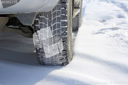 Image of Winter tyres in extreme cold temperature