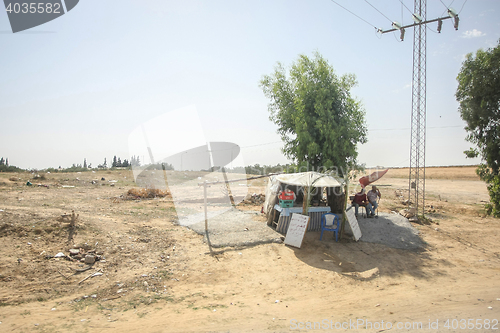 Image of Stand with food in Tunisia